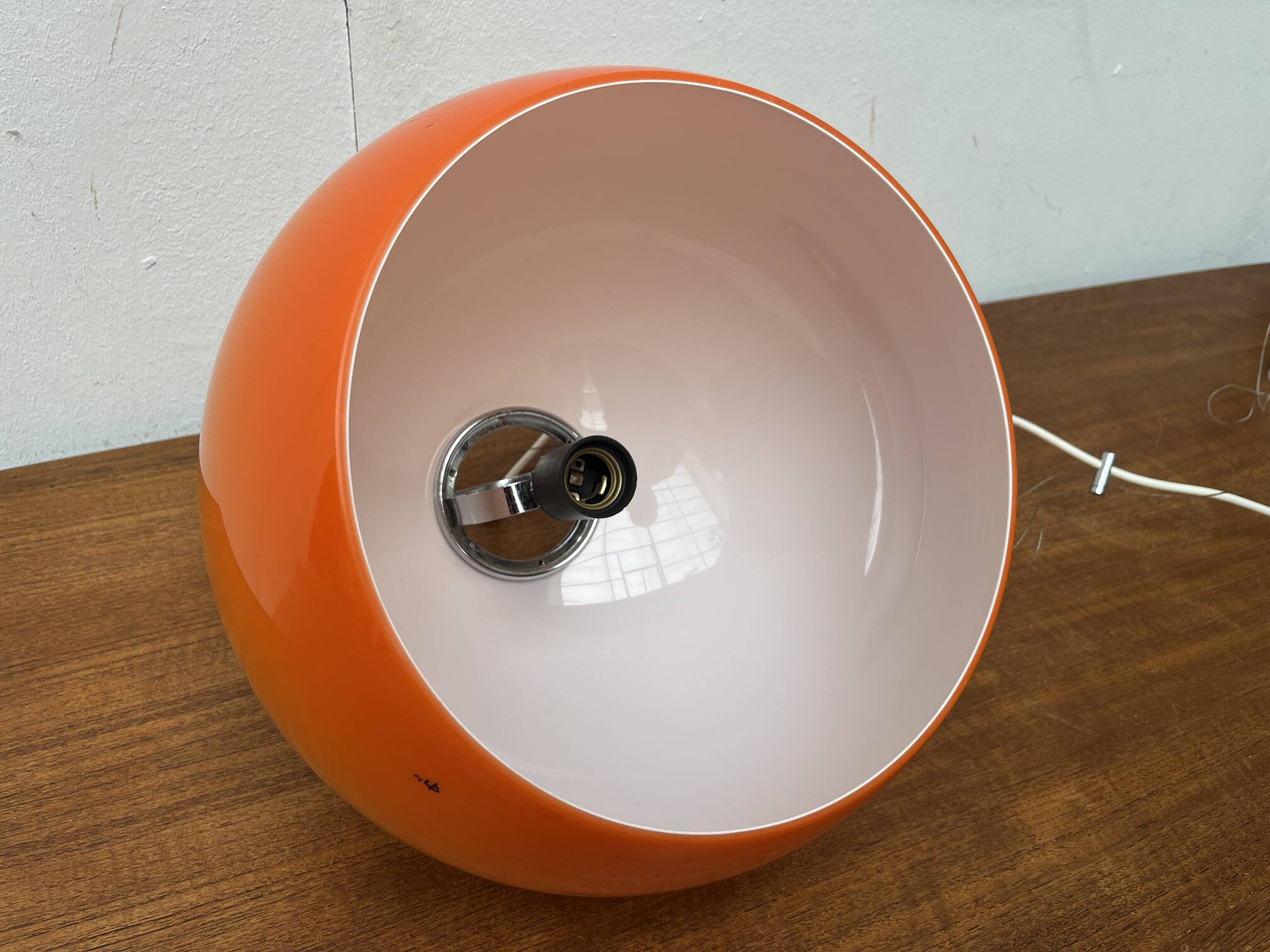 Suspended lamp Zurich Italian from the space age mid-century by Luigi Massoni for Guzzini.