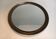 Miroir argenté en bois incurvé