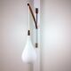 Applique vintage pendulaire scandinave teck 1960