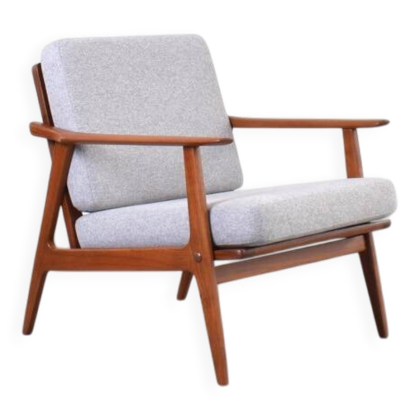 Fauteuil en teck danois des années 1960.
