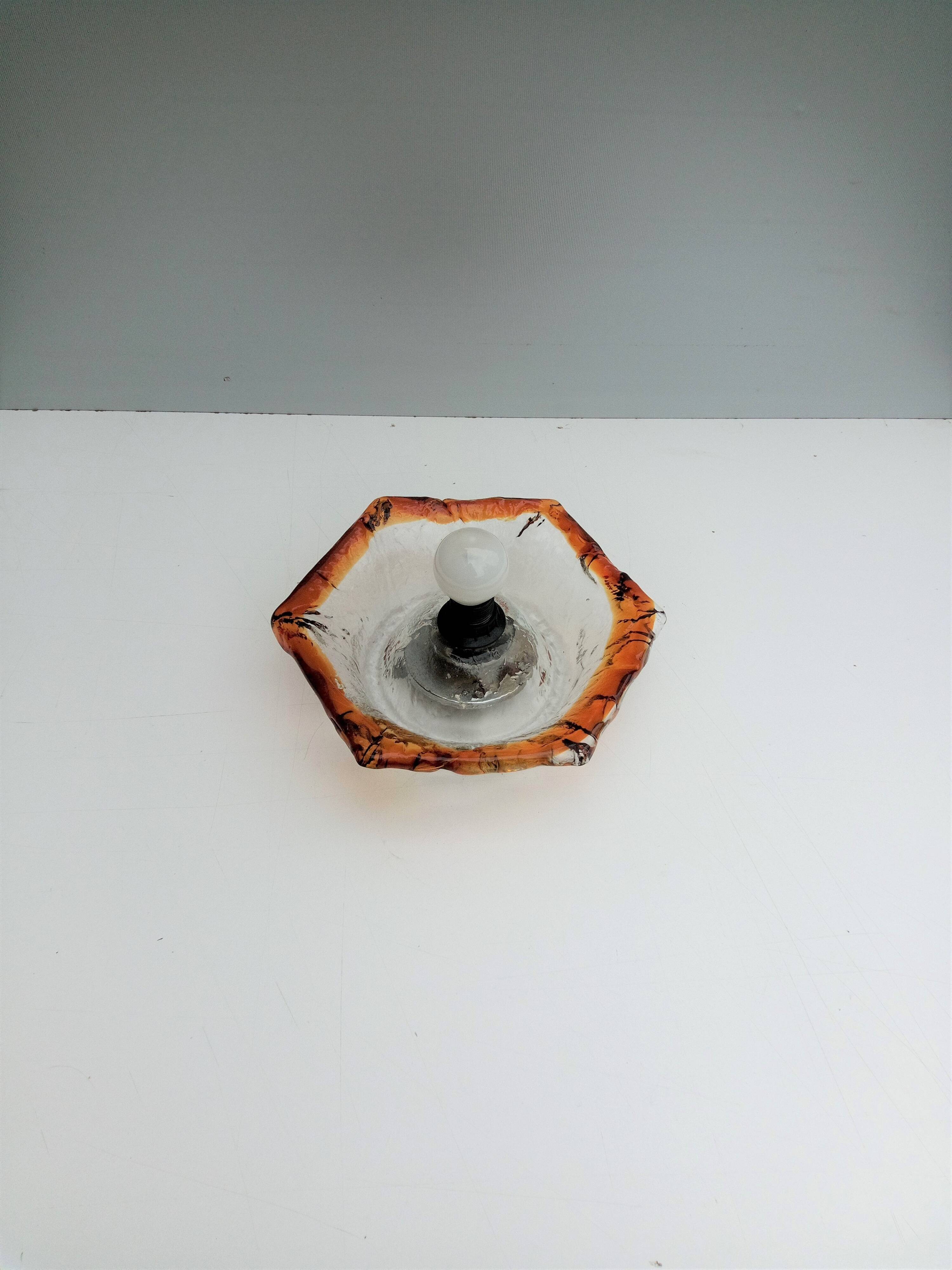 Applique en verre de Murano, 1970
