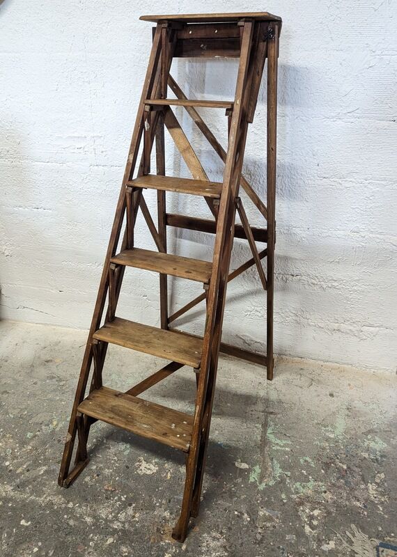 Old stepladder restored