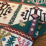Coureur Kilim fait à la main 267x81cm