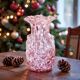Vase ancien en verre de Clichy rose et blanc