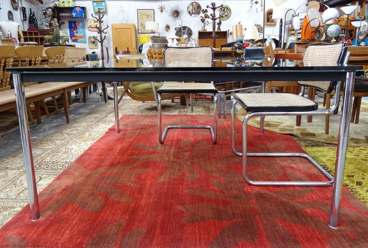Table haute LC10 Le Corbusier édition Cassina