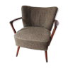 Scandinavian wool cocktail armchair