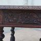 Bureau Louis XIII en chêne 19ème