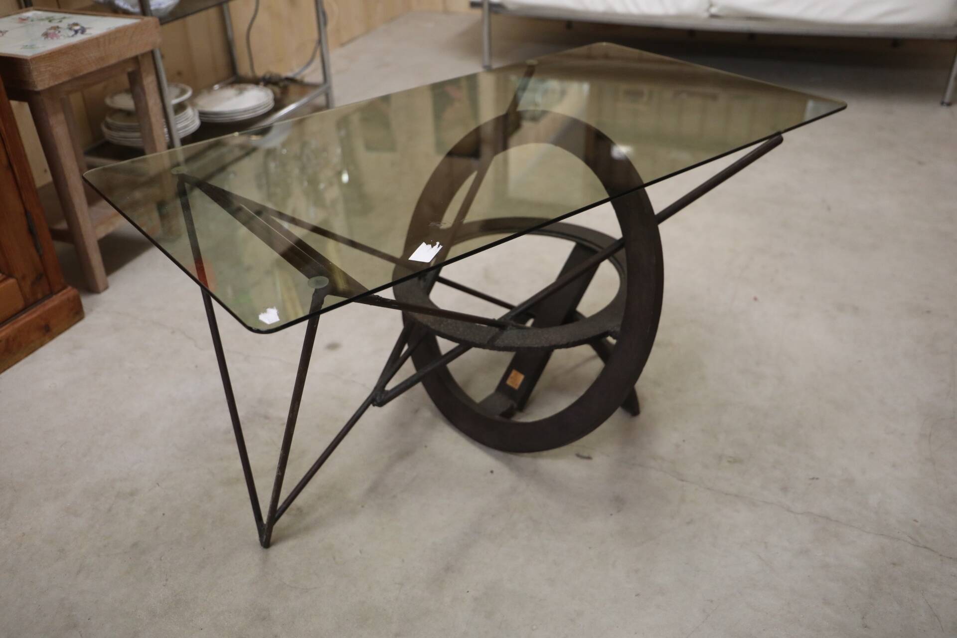 Industrial design coffee table