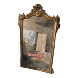 gilded wood mirror