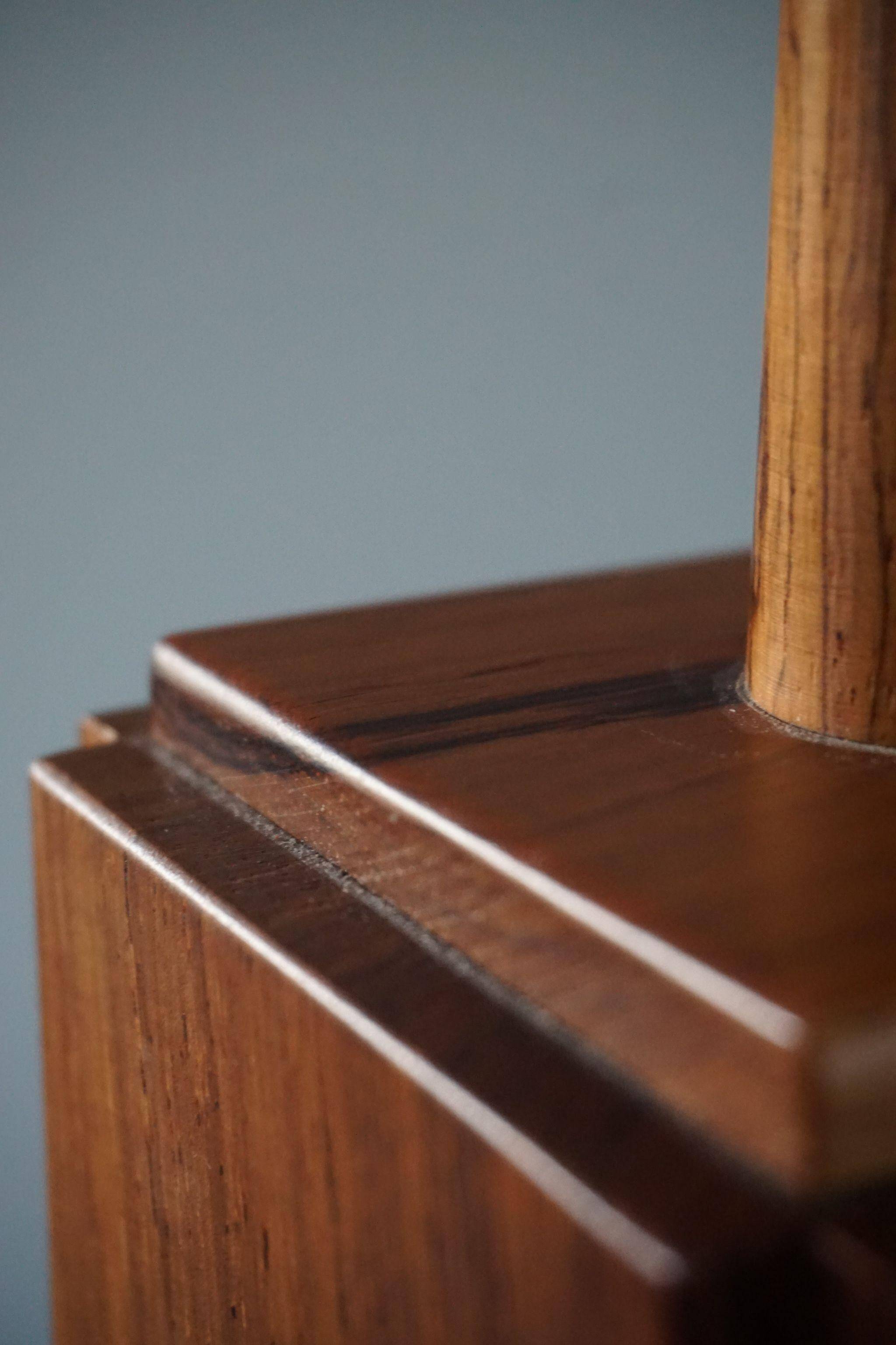 Modern Scandinavian table lamp in rosewood, 1960s