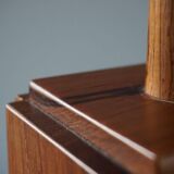 Modern Scandinavian table lamp in rosewood, 1960s