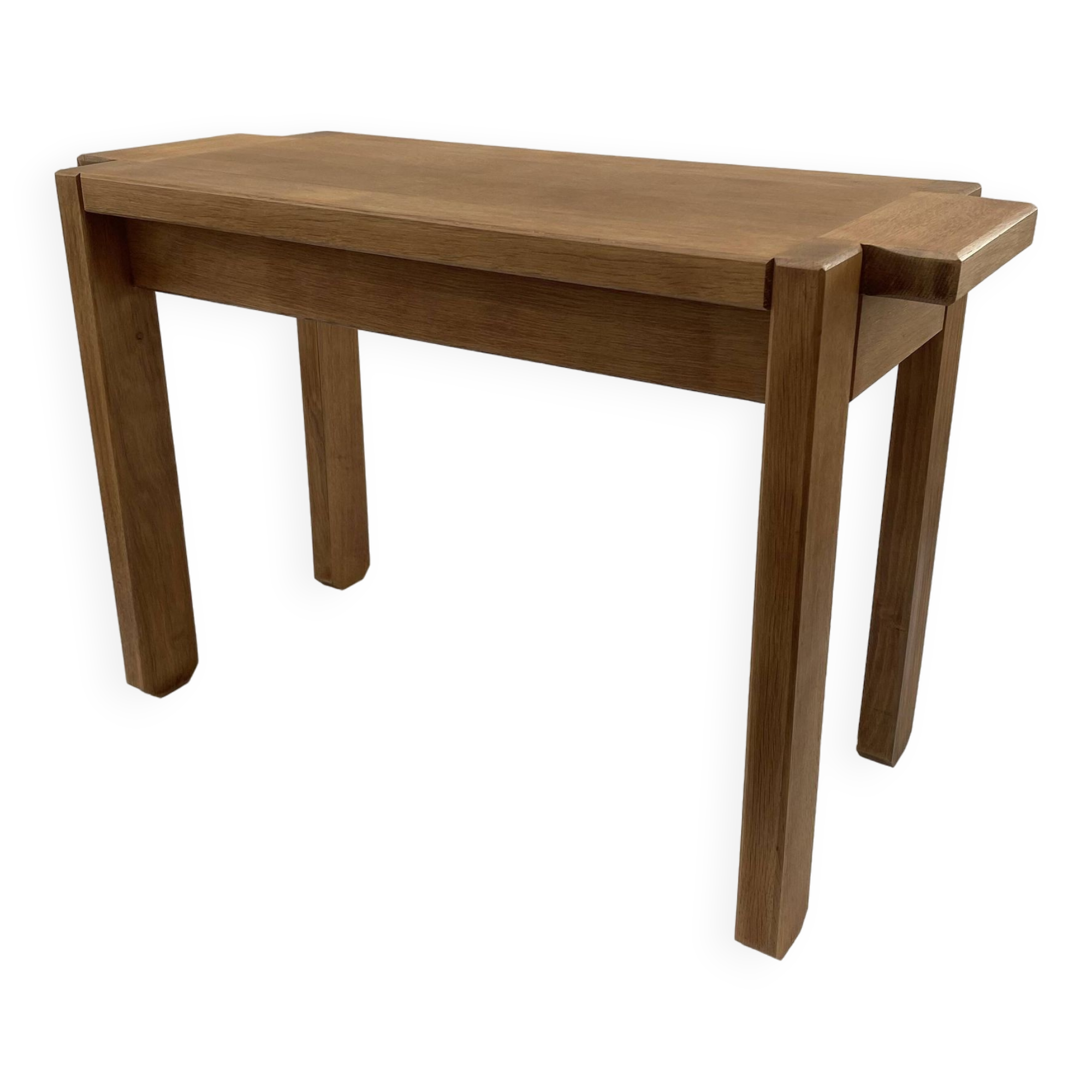 Petit banc en chêne de style art déco
