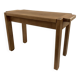 Petit banc en chêne de style art déco