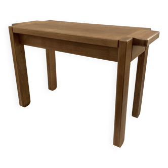 Small art deco style oak bench