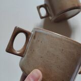 Brenne grand feu stoneware mug/bowl duo