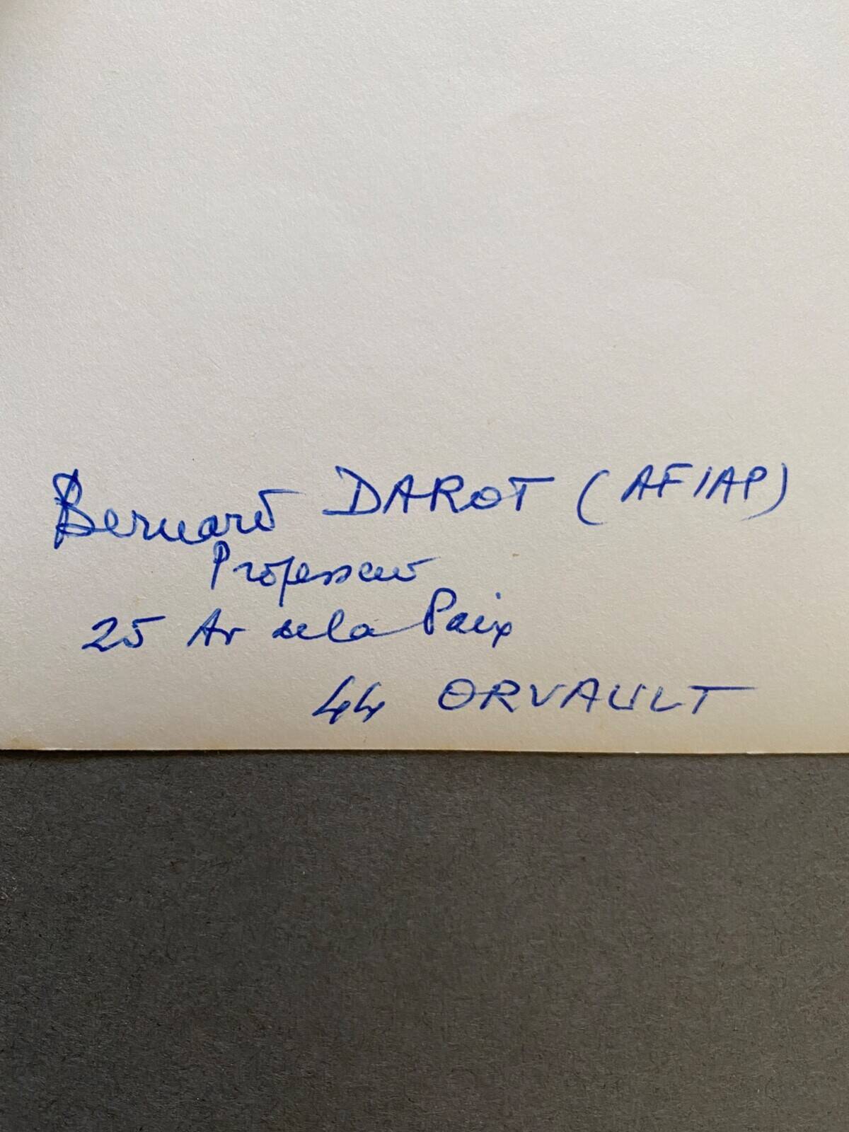 Silver photo Bernard Darot 20th Les Mélèzes