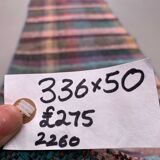 Old Turkish narrow Kilim Runner 336x50 cm shabby chic, vintage kelim