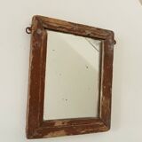 Antique solid wood mirror early 20th century 26*22