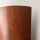 Thermoformed walnut wood wall light design Lucid from the 1980s 90s.