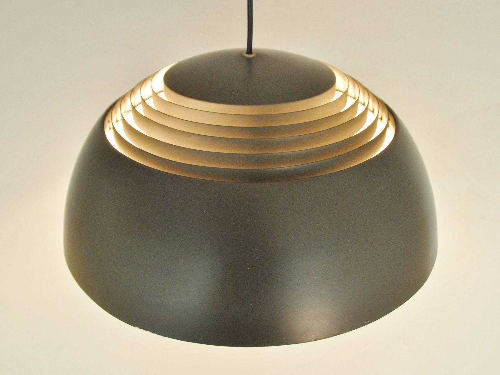 Royal lamp model AJ brown by Arne Jacobsen for Louis Poulsen