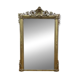 Miroir en bois et stuc doré époque Louis Philippe