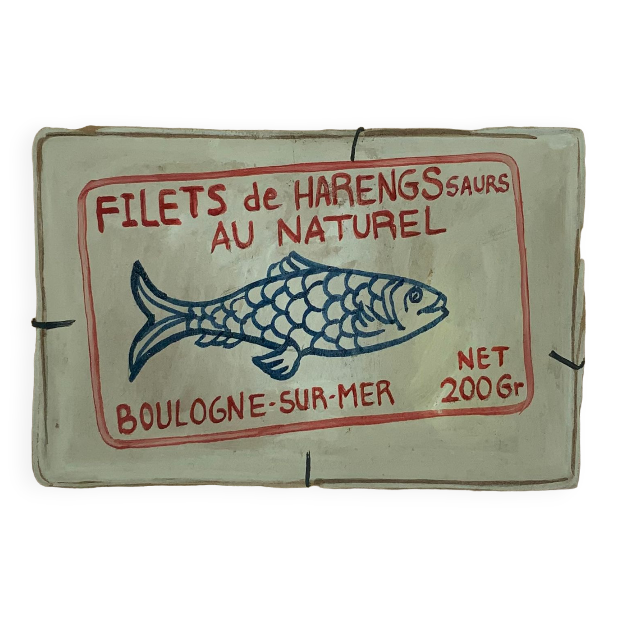 Painted illustration A5 "Souvenir de... » acrylic on paper - object of curiosity