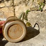 Speckled stoneware pot