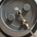 Swirl/zebra glass lamp by eglo vintage 80s/90s