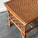 Table basse en rotin – années 1960/70