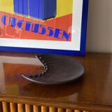 Organic modern wood tray / vide poche, France 1960s