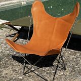 AA Butterfly chair for Airborne 1950 in leather