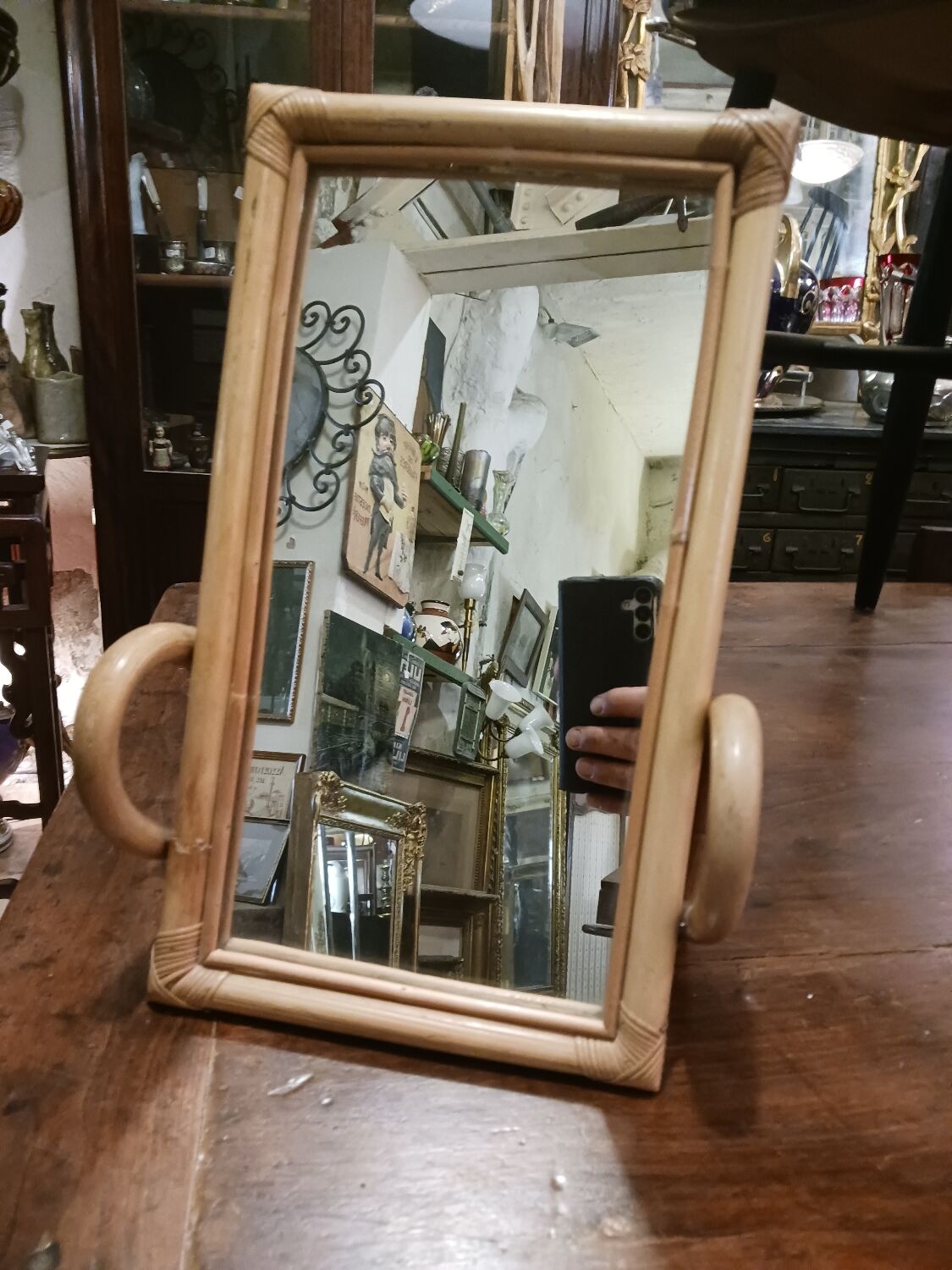 Trash, Vintage metal stand basket 1960, 1970