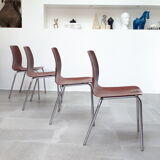 Set of 4 chairs Pagholz 60s