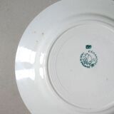 Set of 6 dinner plates of Saint Amand 50s