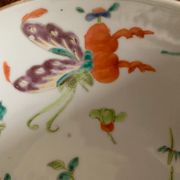 Assiette, porcelaine famille rose, Chine, XIXème