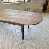 Oval farmhouse table 250cm pine
