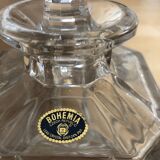 Bohemian crystal whiskey decanter from the 1950s