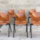 Ensemble de 6 chaises industrielles Galvanitas S30