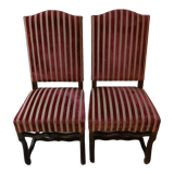Paire de chaises style Louis Xlll