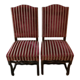 Pair of Louis XIII style chairs