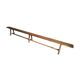 19th century wooden school bench