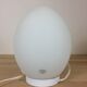 White Domec egg lamp, Vianne glass, 70s
