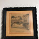 Framed drawing