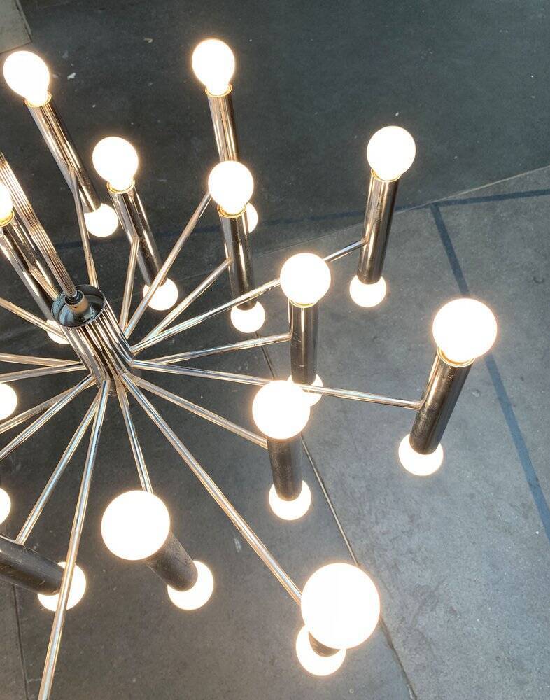 German lustre from the mid-century space age by Doria Leuchten, 1960s.
