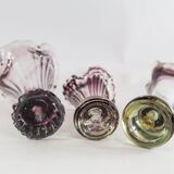 Set de 3 vases Murano années 70