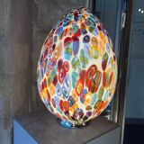 Table Lamp Modern Murano Glass Millefleurs Design Egg New