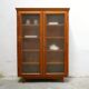 Bibliothèque vitrée vintage en bois