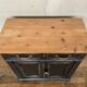 Craft furniture look industrial 2 doors 2 drawers raw tray early 2Xth
