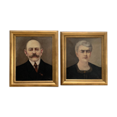 Pair of oil paintings