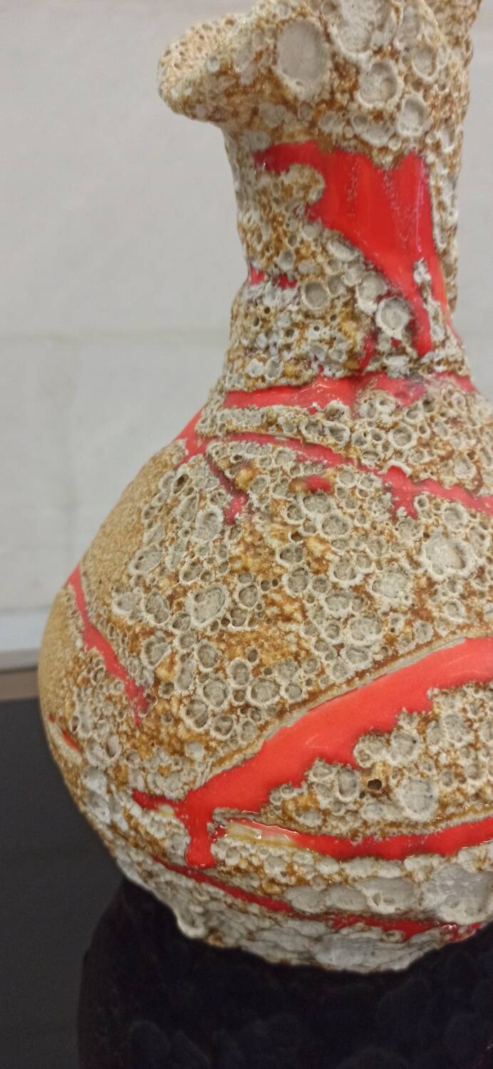 Ceramic vase from Vallauris, 70's